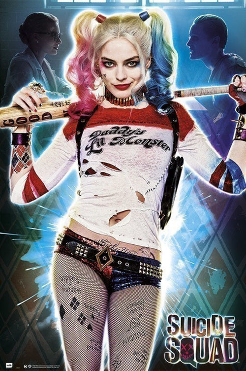 Grupo Erik GPE5093 Suicide Squad Harley Quinn Daddys Lil Monster Poster 61X91,5cm | Yourdecoration.nl