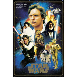 Grupo Erik GPE5163 Star Wars Classic 40 Anniversary Heroes Poster 61X91,5cm | Yourdecoration.nl