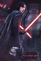 Grupo Erik GPE5192 Star Wars Viii Kylo Ren Poster 61X91,5cm | Yourdecoration.nl