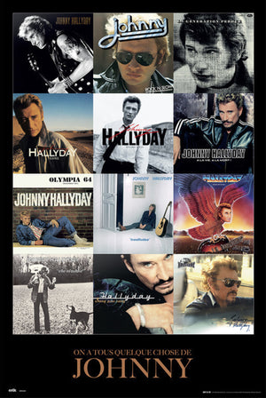 Grupo Erik GPE5234 Johnny Hallyday Covers Poster 61X91,5cm | Yourdecoration.nl