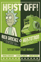 Grupo Erik GPE5450 Rick And Morty Season 4 Heist Off Poster 61X91,5cm | Yourdecoration.nl