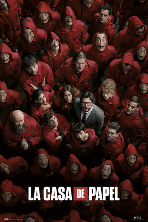 Grupo Erik GPE5482 Money Heist War Poster 61X91,5cm | Yourdecoration.nl