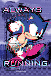 Grupo Erik GPE5491 Sonic Always Running Poster 61X91,5cm | Yourdecoration.nl