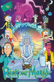 grupo erik gpe5609 rick and morty season 4 poster 61x91-5 cm | Yourdecoration.nl