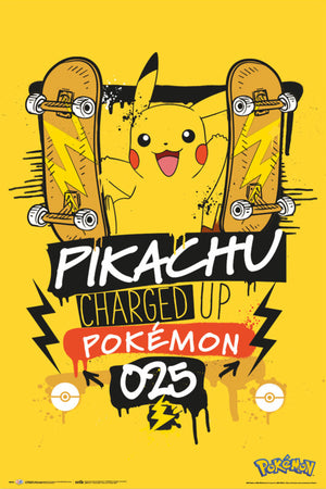 Grupo Erik Gpe5655 Pokemon Pikachu Charged Up 025 Poster 61x91 5cm | Yourdecoration.nl