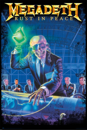 grupo erik gpe5706 megadeth rust in peace poster 61x91-5 cm | Yourdecoration.nl