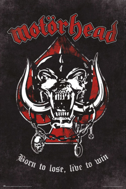 grupo erik gpe5711 motorhead born to lose poster 61x91-5 cm | Yourdecoration.nl