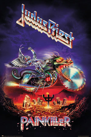 grupo erik gpe5713 judas priest painkiller poster 61x91,5cm | Yourdecoration.nl