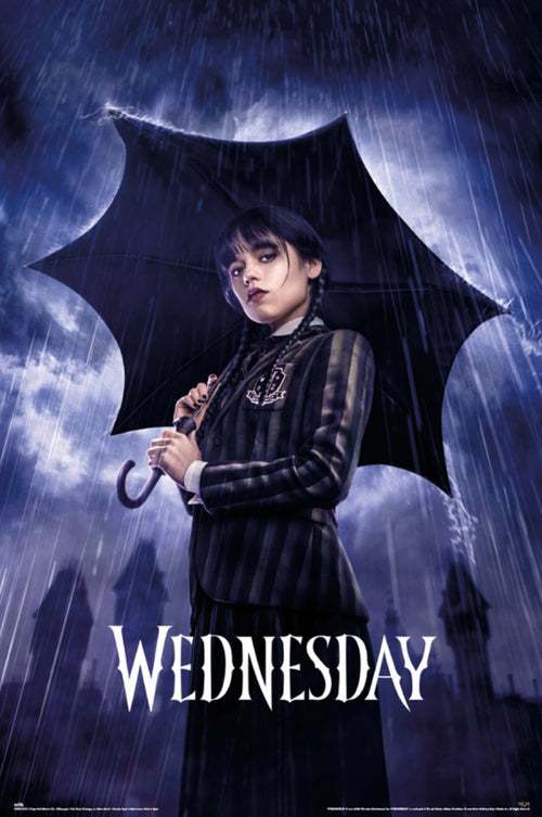 grupo erik gpe5735 wednesday umbrella poster 61x91 5cm | Yourdecoration.nl