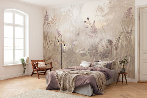 Komar Dragonfly Pond Vlies Fotobehang 350x250 cm 7 Banen Sfeer | Yourdecoration.nl