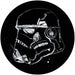 Komar Star Wars Ink Stormtrooper Zelfklevend Fotobehang 128x128cm Rond | Yourdecoration.nl