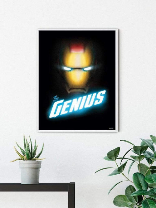 Komar Avengers The Genius Kunstdruk 30x40cm Sfeer | Yourdecoration.nl