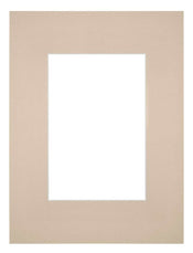 Passe Partout 18x24cm Karton Beige Rand Recht Voorzijde | Yourdecoration.nl