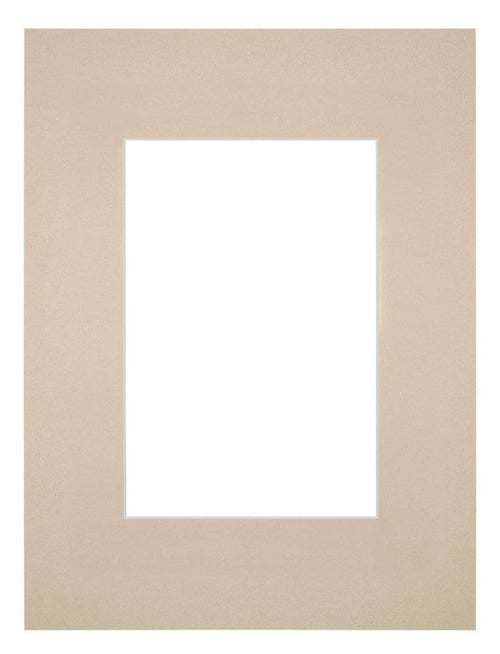 Passe Partout 18x24cm Karton Beige Rand Recht Voorzijde | Yourdecoration.nl