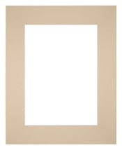 Passe Partout 20x25cm Karton Beige Rand Recht Voorzijde | Yourdecoration.nl