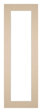 Passe Partout 20x60cm Karton Beige Rand 4cm Recht Voorzijde | Yourdecoration.nl