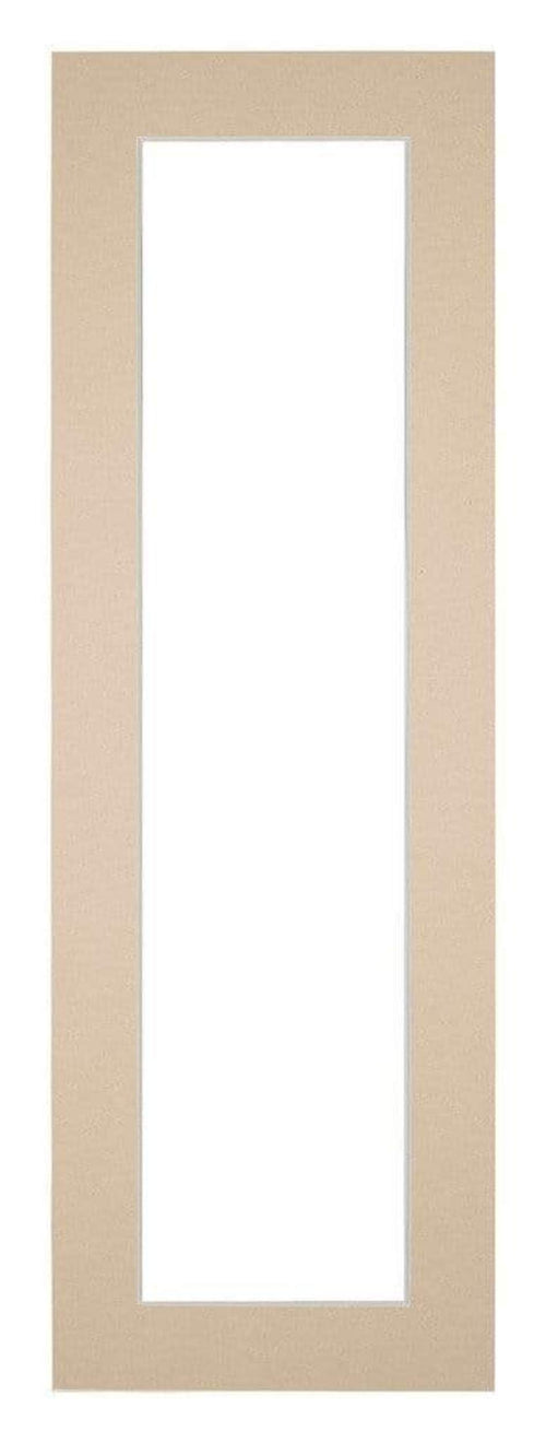 Passe Partout 20x60cm Karton Beige Rand 4cm Recht Voorzijde | Yourdecoration.nl