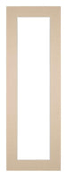 Passe Partout 20x60cm Karton Beige Rand 4cm Recht Voorzijde | Yourdecoration.nl