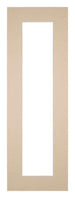 Passe Partout 20x60cm Karton Beige Rand 5cm Recht Voorzijde | Yourdecoration.nl