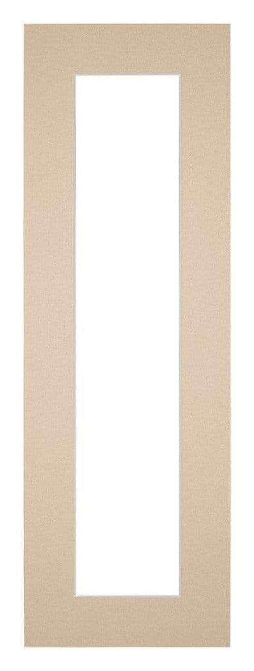 Passe Partout 20x60cm Karton Beige Rand 5cm Recht Voorzijde | Yourdecoration.nl