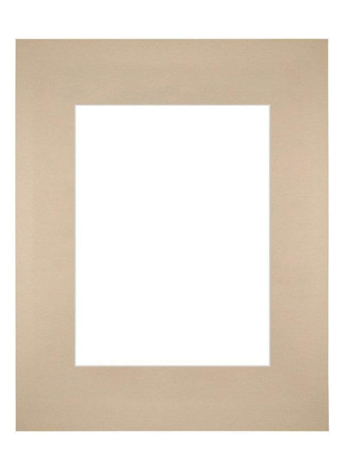 Passe Partout 24x30cm Karton Beige Rand Recht Voorzijde | Yourdecoration.nl