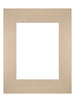 Passe Partout 24x30cm Karton Beige Rand Recht Voorzijde | Yourdecoration.nl