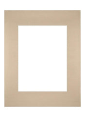 Passe Partout 28x35cm Karton Beige Rand Recht Voorzijde | Yourdecoration.nl