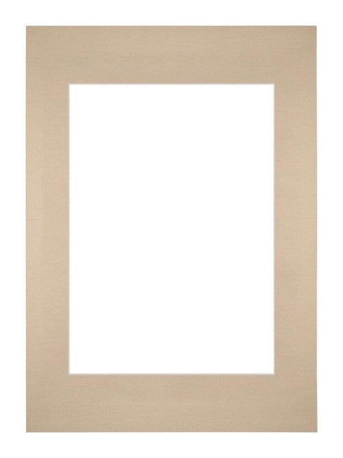 Passe Partout 29 7x42cm A3 A4 Karton Beige Rand Recht Voorzijde | Yourdecoration.nl