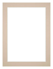 Passe Partout 45x60cm Karton Beige Rand 3cm Recht Voorzijde | Yourdecoration.nl