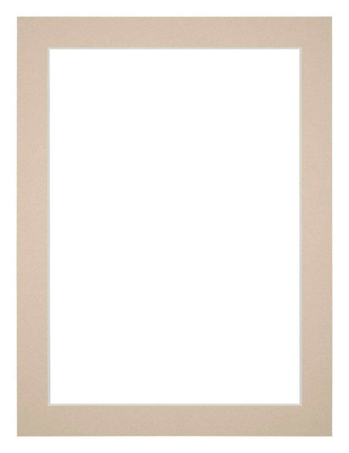 Passe Partout 18x24cm Karton Beige Rand 3cm Recht Voorzijde | Yourdecoration.nl