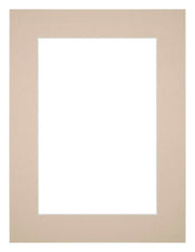 Passe Partout 60x80cm Karton Beige Rand 5cm Recht Voorzijde | Yourdecoration.nl