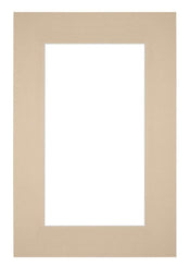 Passe Partout 62x93cm Karton Beige Rand 6cm Recht Voorzijde | Yourdecoration.nl