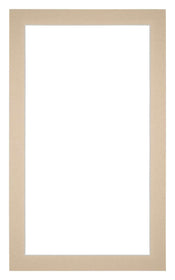 Passe Partout 30x50cm Karton Beige Rand 3cm Recht Voorzijde | Yourdecoration.nl