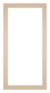 Passe Partout 20x40cm Karton Beige Rand 3cm Recht Voorzijde | Yourdecoration.nl