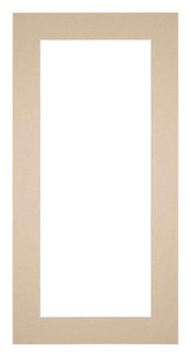 Passe Partout 20x40cm Karton Beige Rand 5cm Recht Voorzijde | Yourdecoration.nl