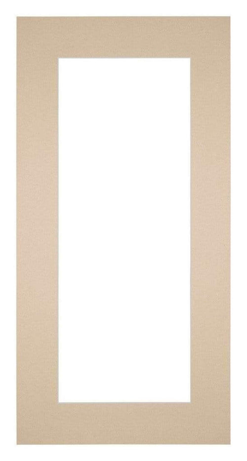 Passe Partout 45x80cm Karton Beige Rand 6cm Recht Voorzijde | Yourdecoration.nl