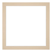 Passe Partout 45x45cm Karton Beige Rand 3cm Recht Voorzijde | Yourdecoration.nl