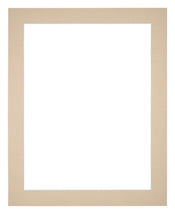 Passe Partout 20x25cm Karton Beige Rand 4cm Recht Voorzijde | Yourdecoration.nl