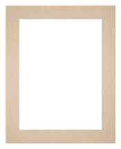 Passe Partout 60x70cm Karton Beige Rand 5cm Recht Voorzijde | Yourdecoration.nl