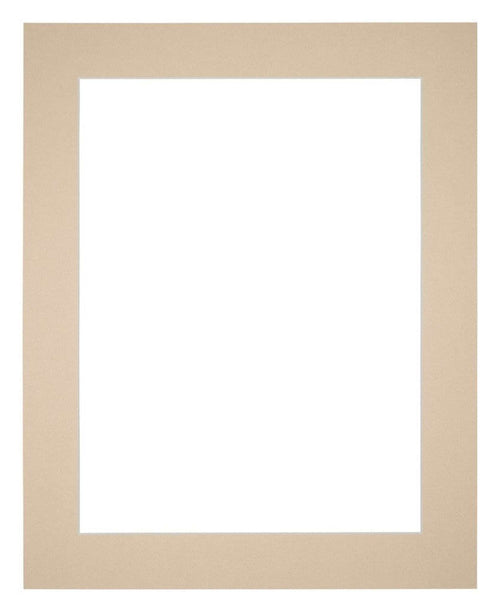 Passe Partout 60x70cm Karton Beige Rand 5cm Recht Voorzijde | Yourdecoration.nl