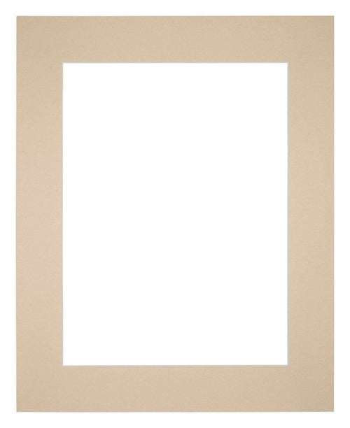 Passe Partout 24x30cm Karton Beige Rand 6cm Recht Voorzijde | Yourdecoration.nl