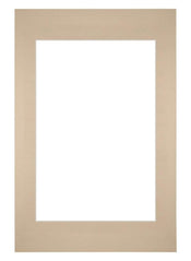 Passe Partout 40x60cm Karton Beige Rand Recht Voorzijde | Yourdecoration.nl