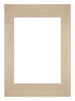 Passe Partout 42x59 4cm A2 A3 Karton Beige Rand Recht Voorzijde | Yourdecoration.nl