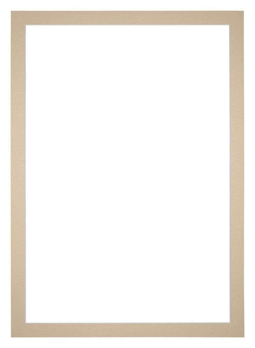 Passe Partout 70x100cm Karton Beige Rand 3cm Recht Voorzijde | Yourdecoration.nl