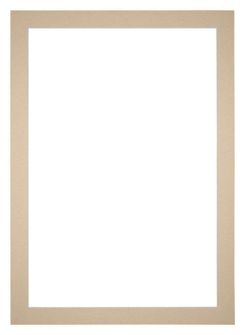 Passe Partout 21x30cm Karton Beige Rand 4cm Recht Voorzijde | Yourdecoration.nl