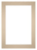 Passe Partout 20x28cm Karton Beige Rand 6cm Recht Voorzijde | Yourdecoration.nl