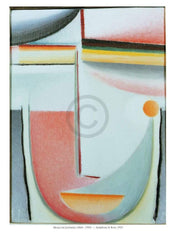 Alexej Jawlensky  Symphony in Rose Kunstdruk 60x80cm | Yourdecoration.nl