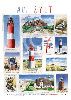 Andy Airfix  Auf Sylt Kunstdruk 50x70cm | Yourdecoration.nl