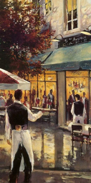 Brent Heighton  5th Ave Cafe Kunstdruk 40x80cm | Yourdecoration.nl