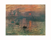 Claude Monet  Impression, Sonnenaufgang Kunstdruk 71x56cm | Yourdecoration.nl